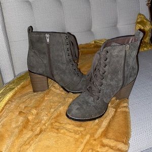 Olive Booties